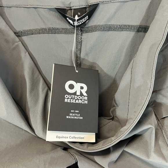 NWT Outdoor Research Women's Equinox Convertible Pants in Charcoal Size 14 - Picture 9 of 12